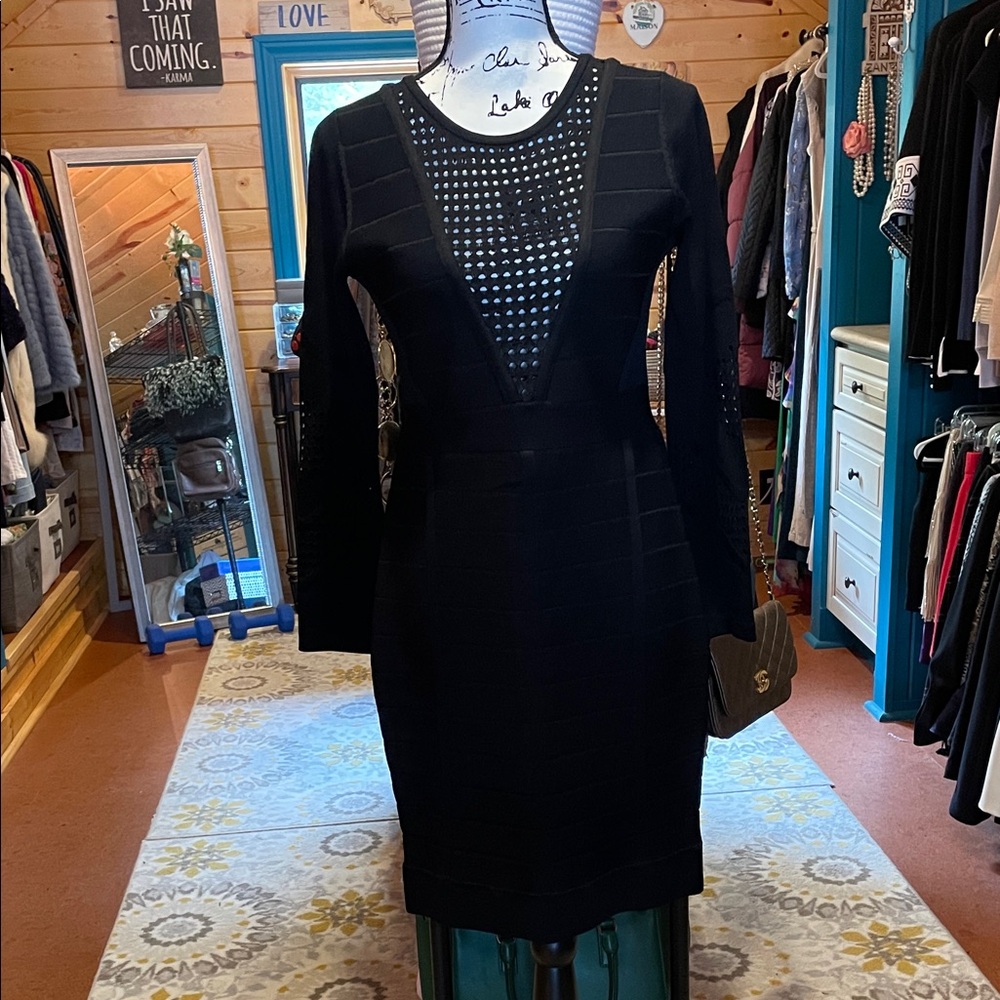 Black bandage style dress